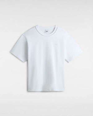 White Men Vans Premium Logo T Shirts NZ | VN5314207