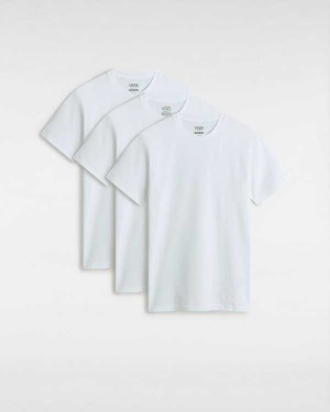 White Women Vans Basic T Shirts NZ | VN0451263