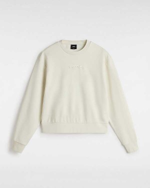 White Women Vans Essential Relaxed Fit Sweatshirt NZ | VN8013264