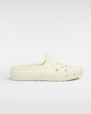 White Women Vans Slip-On TRK Mules NZ | VN5043296