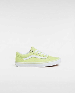 Yellow Kids' Vans Old Skool (8-14 Years) Sneakers NZ | VN8041765