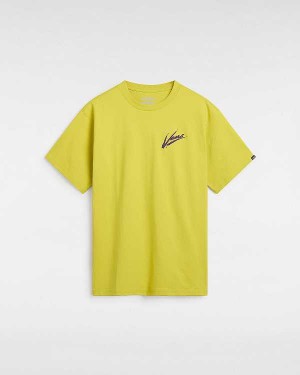 Yellow Men Vans Dettori Loose Fit T Shirts NZ | VN5849126