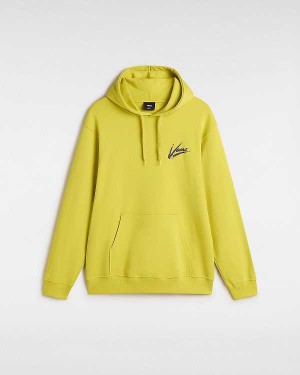 Yellow Men Vans Dettori Loose Hoodie NZ | VN2198670