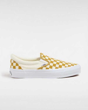 Yellow Men Vans Premium 98 Slip On Shoes NZ | VN9476203