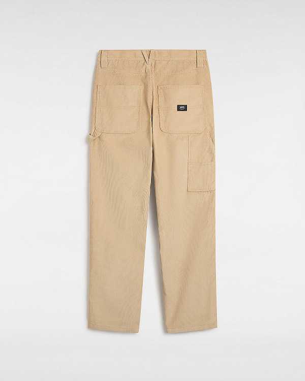 Beige Men Vans Drill Chore Carpenter Relaxed Pants NZ | VN6312045