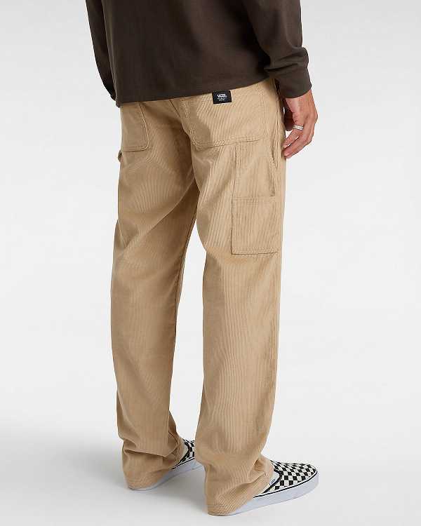 Beige Men Vans Drill Chore Carpenter Relaxed Pants NZ | VN6312045