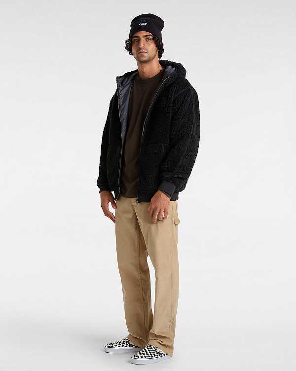 Beige Men Vans Drill Chore Carpenter Relaxed Pants NZ | VN6312045