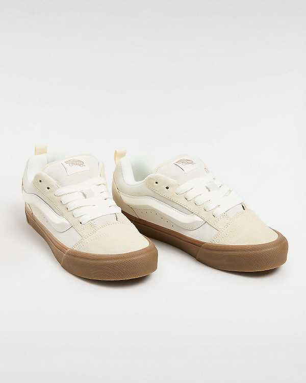 Beige Men Vans Knu Skool Sneakers NZ | VN2435901