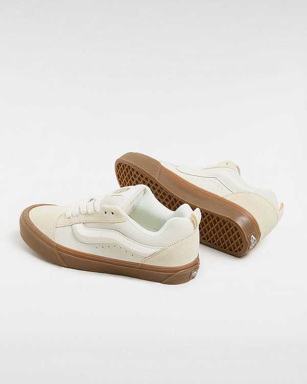 Beige Men Vans Knu Skool Sneakers NZ | VN2435901