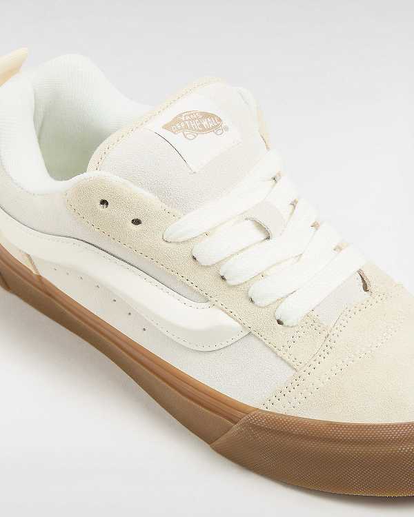 Beige Men Vans Knu Skool Sneakers NZ | VN2435901