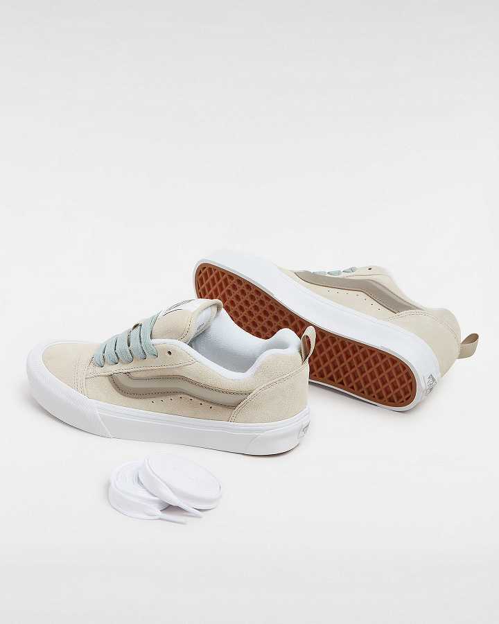 Beige Men Vans Knu Skool Sneakers NZ | VN8214709