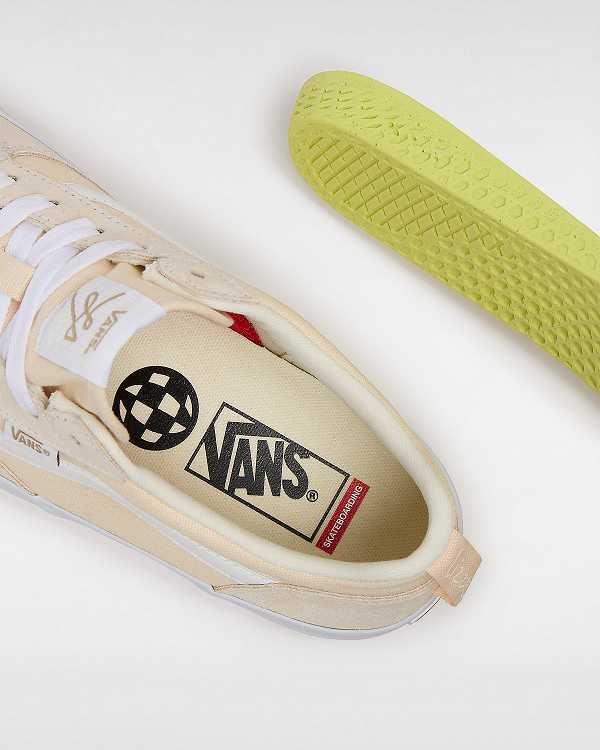 Beige Men Vans Lizzie Low Skate Shoes NZ | VN0293875