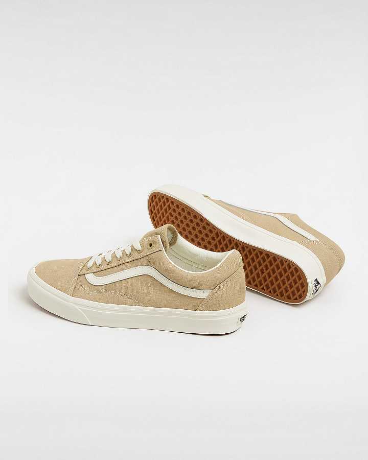 Beige Men Vans Old Skool Sneakers NZ | VN7086243