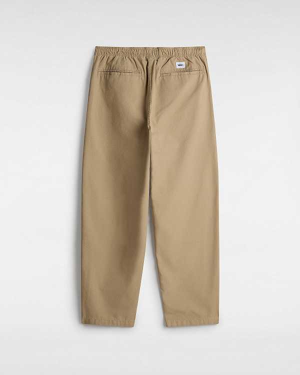 Beige Men Vans Premium Easy Trouser Pants NZ | VN0467185