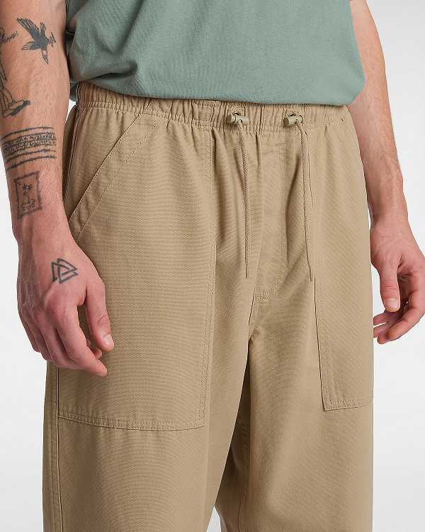 Beige Men Vans Premium Easy Trouser Pants NZ | VN0467185