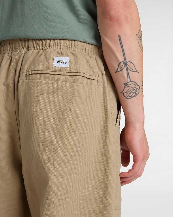 Beige Men Vans Premium Easy Trouser Pants NZ | VN0467185