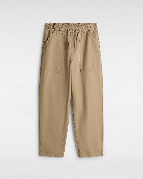 Beige Men Vans Premium Easy Trouser Pants NZ | VN0467185