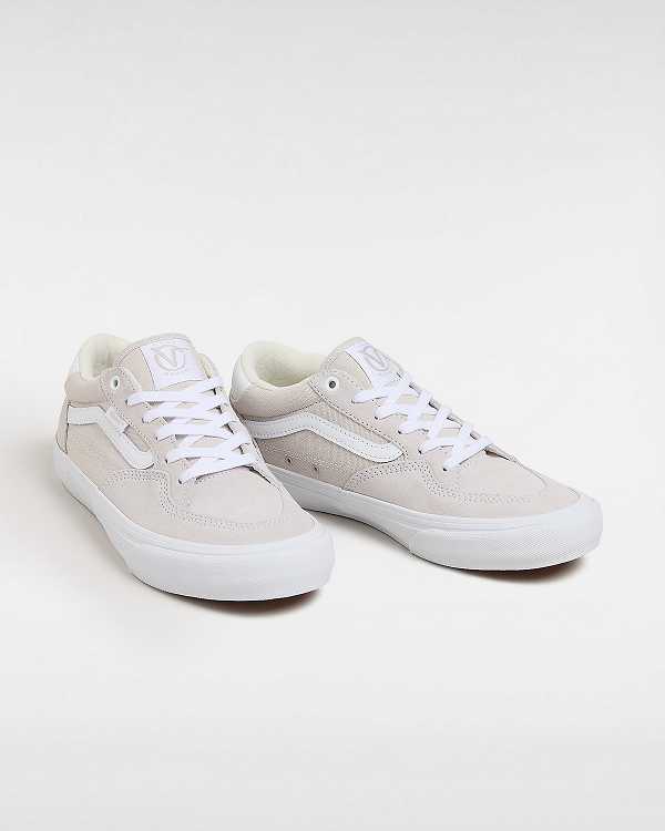 Beige Men Vans Rowan Skate Shoes NZ | VN9715843