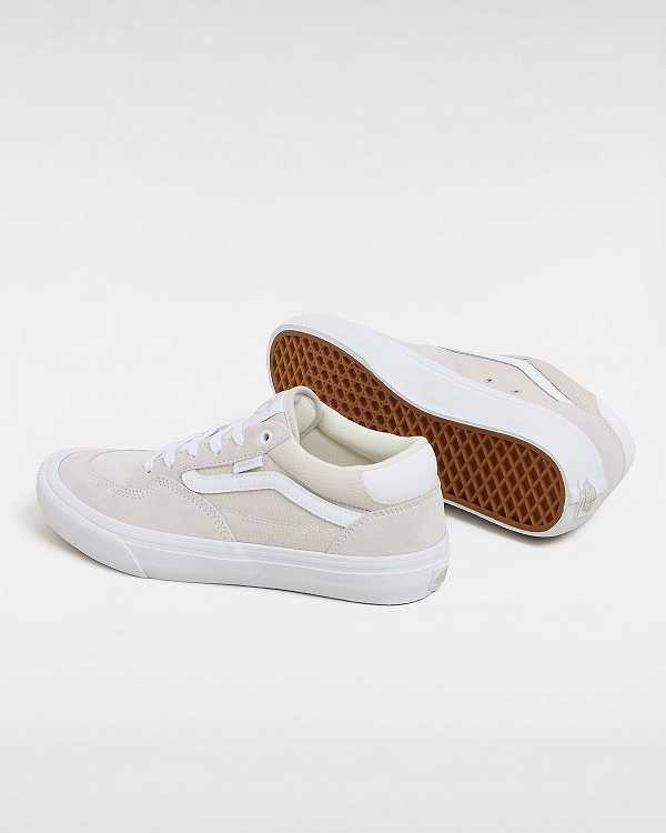 Beige Men Vans Rowan Skate Shoes NZ | VN9715843