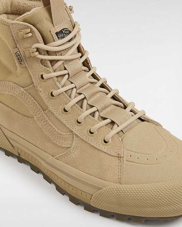 Beige Men Vans Sk8-Hi Gore-tex Shoes NZ | VN2076451