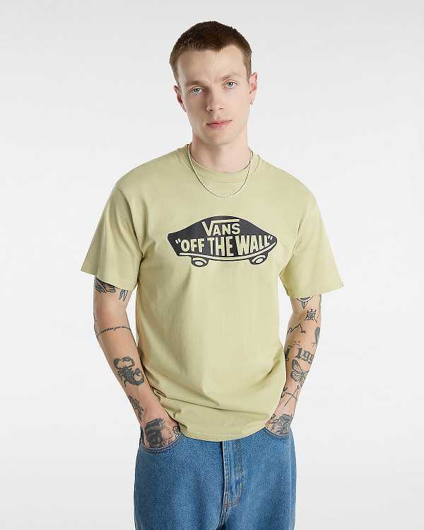 Beige Men Vans Style 76 T Shirts NZ | VN5178943