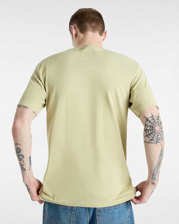 Beige Men Vans Style 76 T Shirts NZ | VN5178943