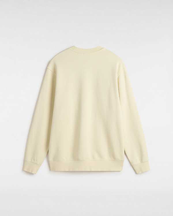 Beige Men Vans Tell a Friend Crew Sweatshirt NZ | VN6935217