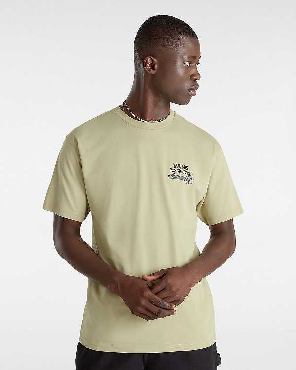 Beige Men Vans Wrenched T Shirts NZ | VN5392681