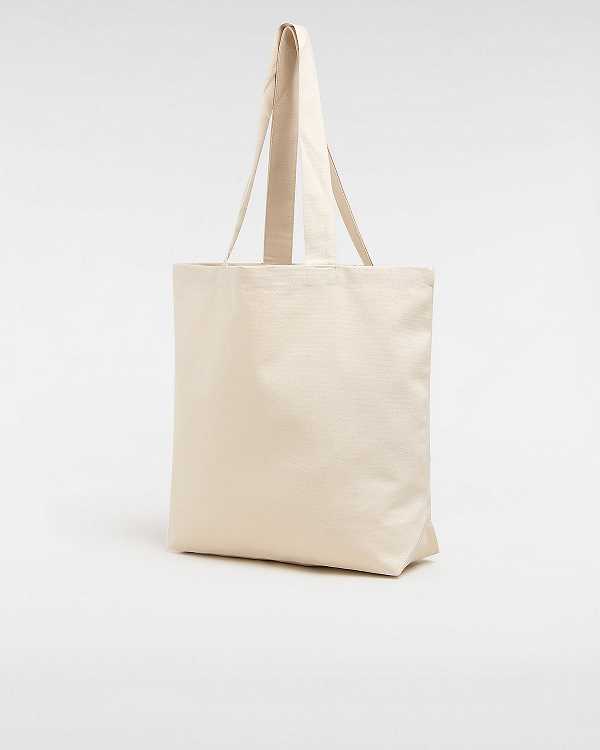 Beige Unisex Vans Box Logo Tote Bag NZ | VN4780396