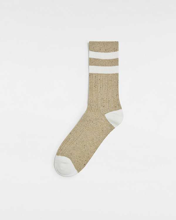 Beige Unisex Vans Classic Crew (1 Pair) Socks NZ | VN0437156