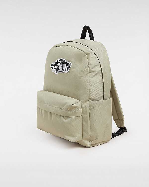 Beige Unisex Vans Old Skool Classic Backpacks NZ | VN2741983