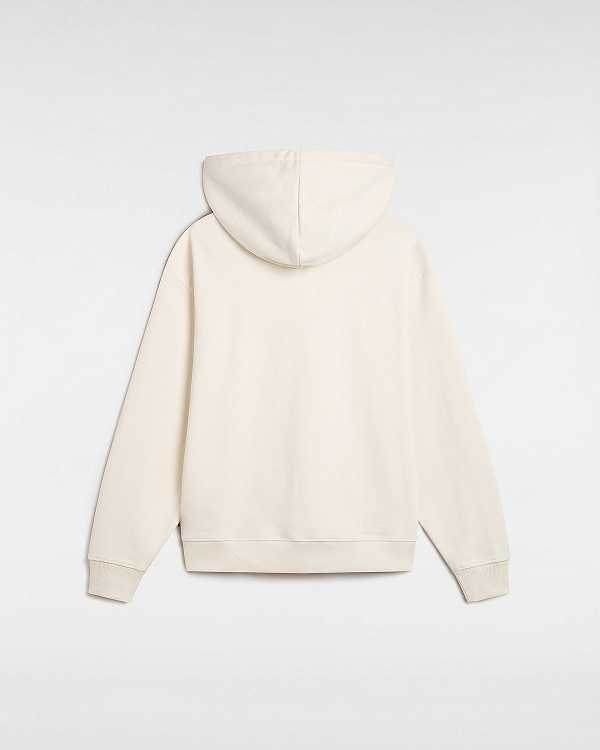 Beige Women Vans Flying V Hoodie NZ | VN4260853