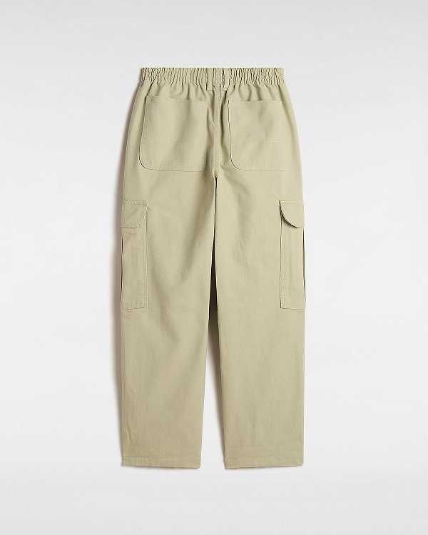 Beige Women Vans Sidewalk Pants NZ | VN7564831