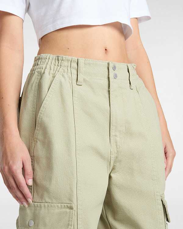 Beige Women Vans Sidewalk Pants NZ | VN7564831