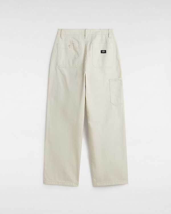 Beige Women Vans Union Relaxed Carpenter Pants NZ | VN5078632