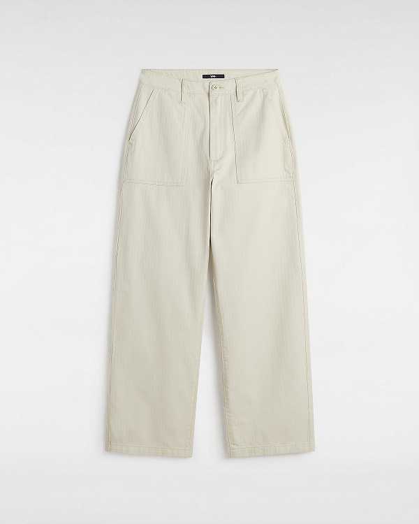 Beige Women Vans Union Relaxed Carpenter Pants NZ | VN5078632