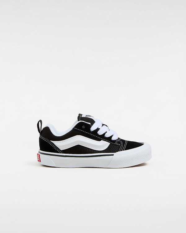 Black Kids\' Vans Knu Skool (4-8 Years) Sneakers NZ | VN0872354