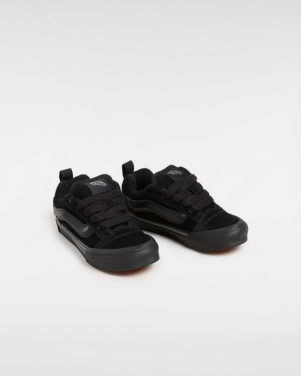 Black Kids' Vans Knu Skool (4-8 Years) Sneakers NZ | VN2987514