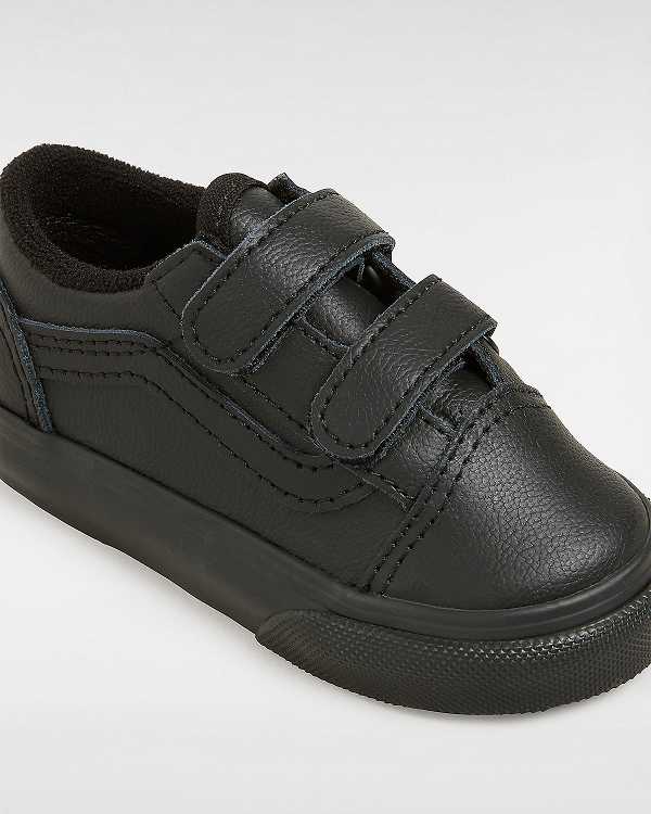 Black Kids' Vans Old Skool (1-4 Years) Sneakers NZ | VN9850746