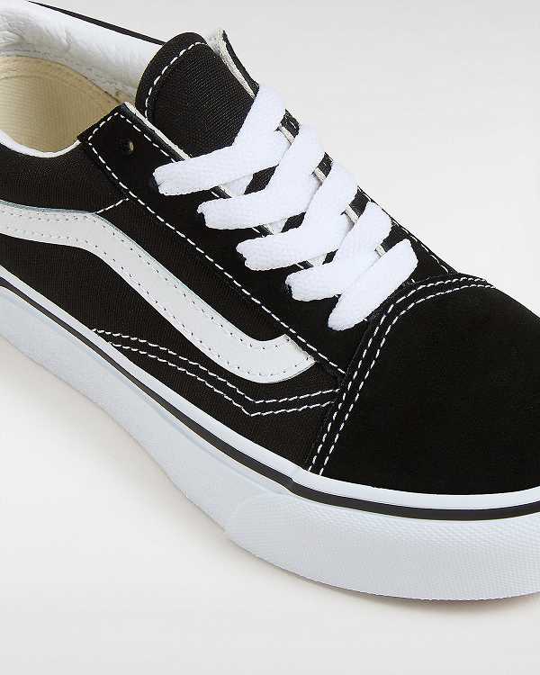 Black Kids' Vans Old Skool (4-8 Years) Platform Shoes NZ | VN7510243