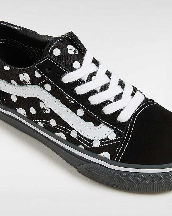 Black Kids' Vans Vans X Papergirl Old Skool (4-8 Years) Sneakers NZ | VN0587962