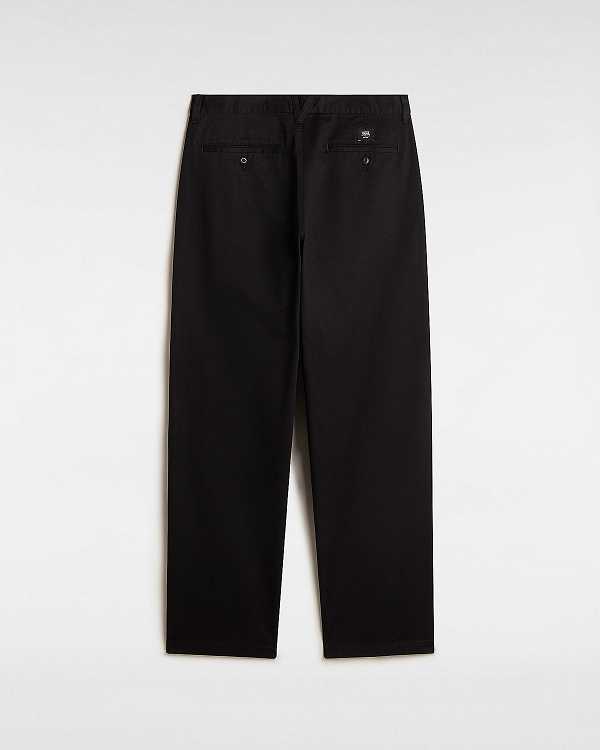 Black Men Vans Authentic Chino Baggy Pants NZ | VN4380672