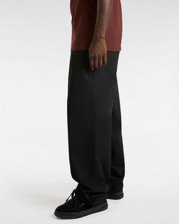 Black Men Vans Authentic Chino Baggy Pants NZ | VN4380672