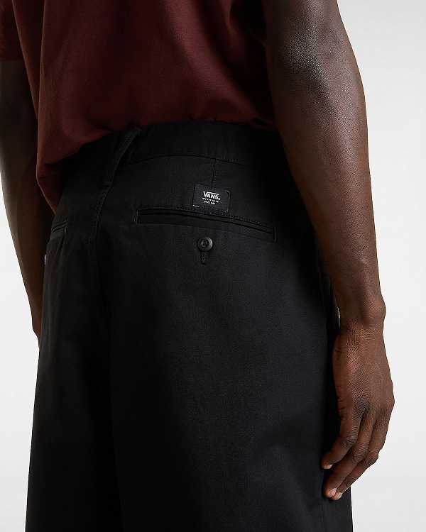 Black Men Vans Authentic Chino Baggy Pants NZ | VN4380672