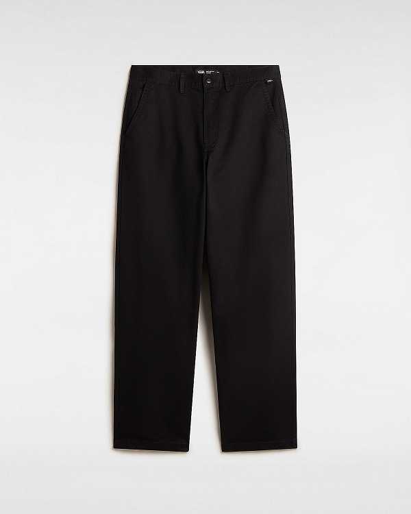 Black Men Vans Authentic Chino Baggy Pants NZ | VN4380672