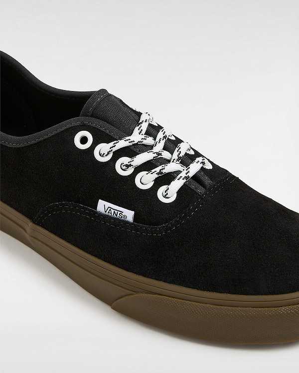 Black Men Vans Authentic Hairy Suede Sneakers NZ | VN6182370