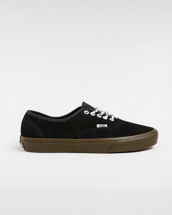 Black Men Vans Authentic Hairy Suede Sneakers NZ | VN6182370