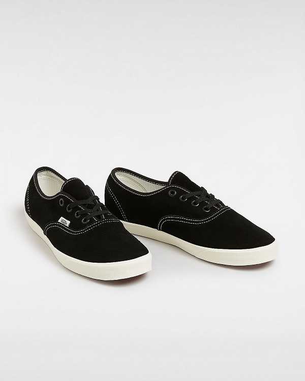 Black Men Vans Authentic Lowpro Suede Sneakers NZ | VN4390871