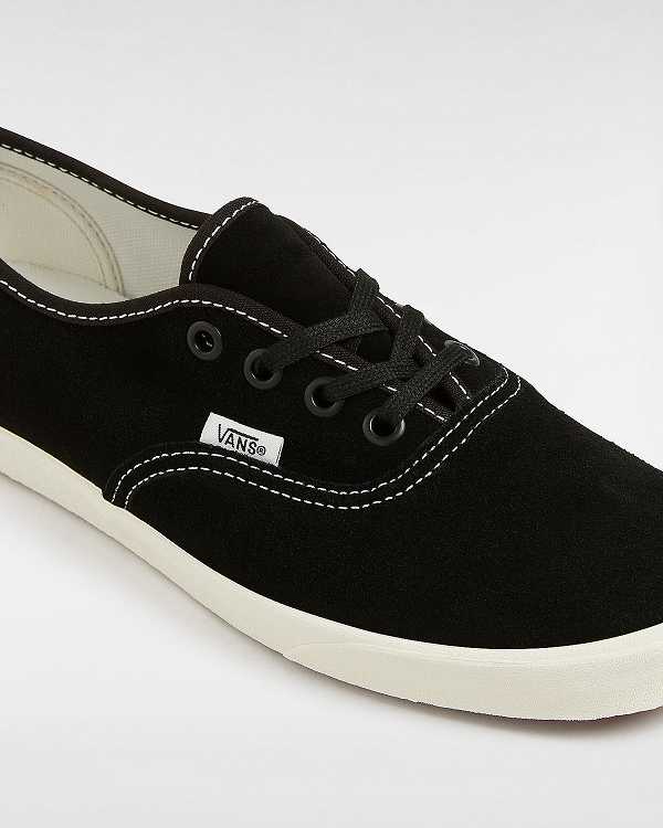 Black Men Vans Authentic Lowpro Suede Sneakers NZ | VN4390871