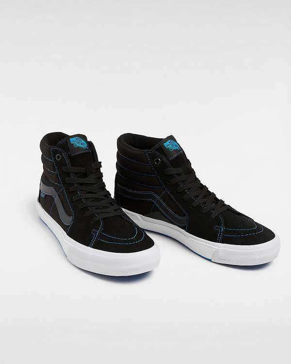 Black Men Vans BMX Sk8-Hi Sneakers NZ | VN0513247